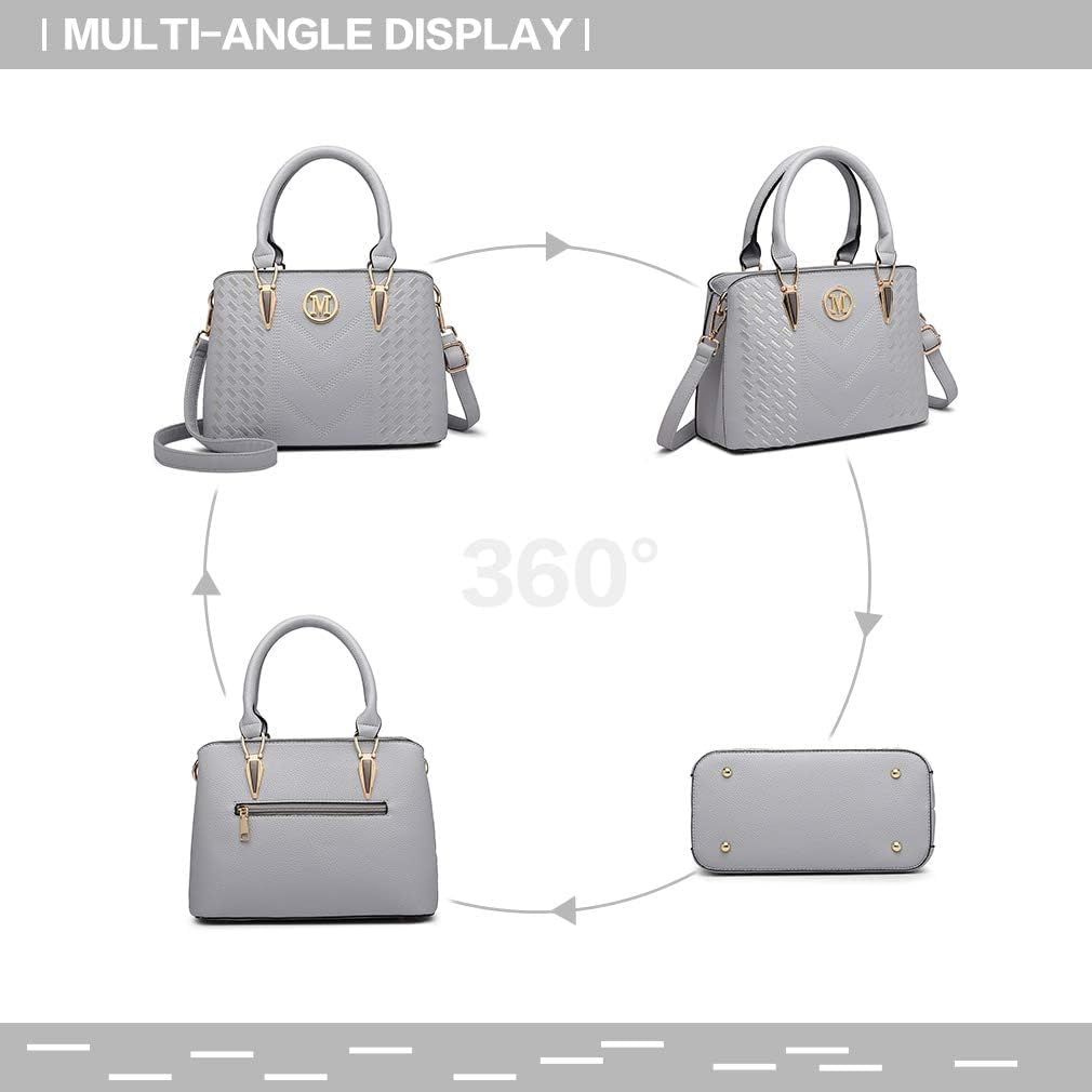 Miss Lulu Handbags for Women, Womens Top Handle Bag